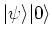$\vert\psi\rangle\vert\rangle$