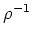 $\rho^{-1}$
