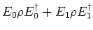 $E_0 \rho E_0^{\dagger}+E_1 \rho E_1^{\dagger}$